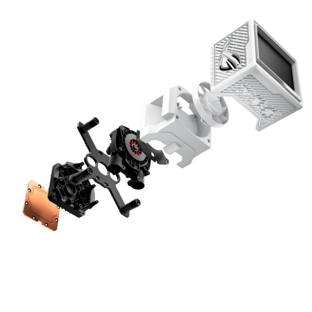 ASUS - ROG RYUJIN III 360 ARGB EXTREME WHT Procesador Sistema de refrigeración líquida todo en uno 12 cm Blanco 1 pieza(s)