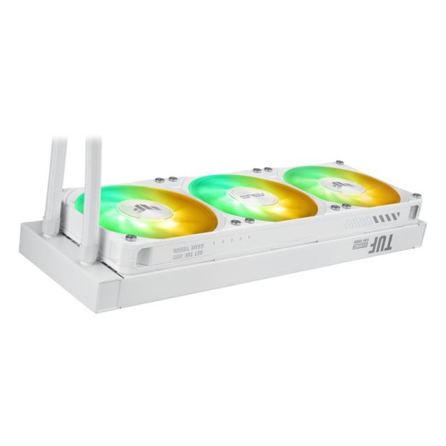 ASUS - TUF Gaming LC III 360 ARGB LCD White Edition Procesador Sistema de refrigeración líquida todo en uno 12 cm Blanco 1 pieza