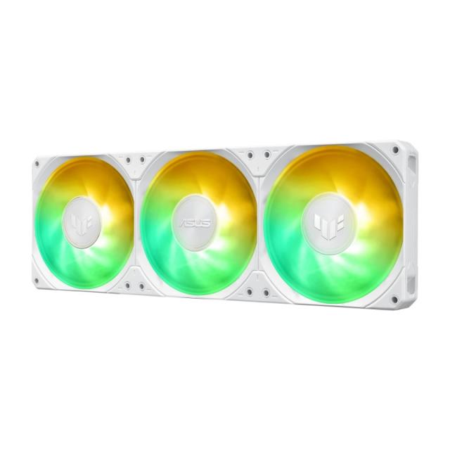 ASUS - TUF Gaming LC III 360 ARGB LCD White Edition Procesador Sistema de refrigeración líquida todo en uno 12 cm Blanco 1 pieza