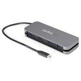StarTech.com - Hub Ladrón USB C de 4 Puertos - 4x USB-A - Concentrador USB 3.0 Tipo C de 5Gbps (USB 3.2 Gen 1) - Hub Portátil US