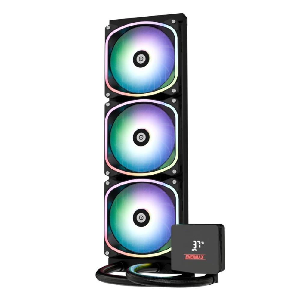 Enermax - Aquafusion II 360 mm Procesador Sistema de refrigeración líquida todo en uno 12 cm Negro