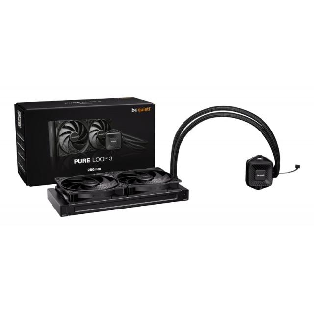 be quiet! - PURE LOOP 3 Procesador Sistema de refrigeración líquida todo en uno 14 cm Negro