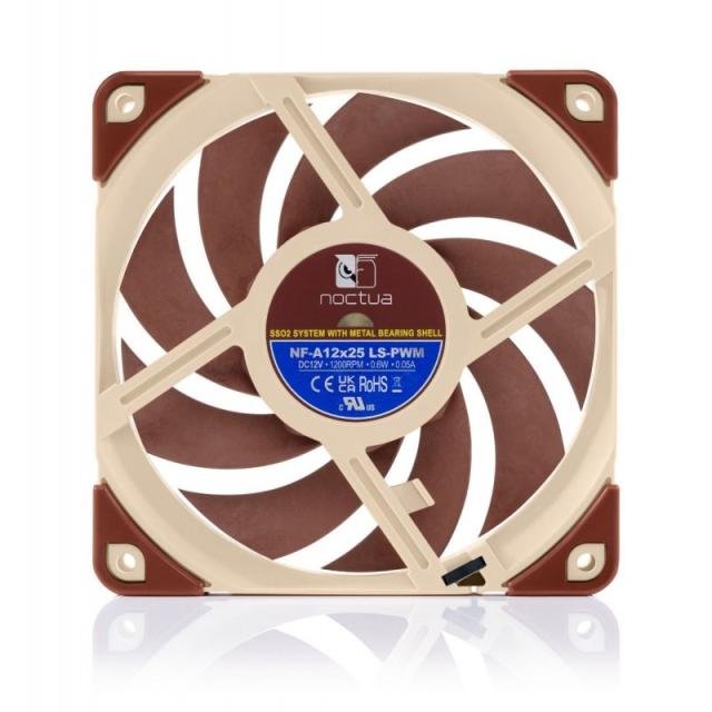 Noctua - NF-A12x25 Carcasa del ordenador Ventilador 12 cm Beige, Marrón