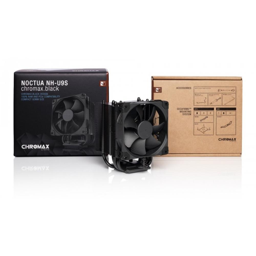 Noctua - NH-U9S chromax.black Procesador Enfriador 9,2 cm Negro, Cromo 1 pieza(s)
