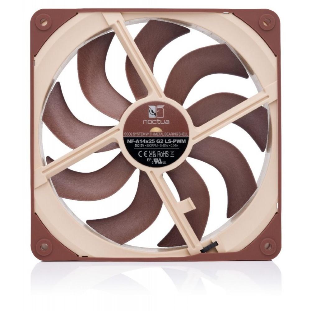 Noctua - NF-A14X25 G2 LS-PWM sistema de refrigeración para ordenador Carcasa del ordenador Refrigerador de aire 14 cm Beige, Mar