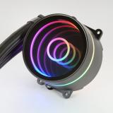 Mars Gaming - ML-ONE360, Refrigeración Líquida CPU, TDP 550 W, Espejo Infinito, 3 Ventiladores FRGB Silenciosos, Multisocket Uni