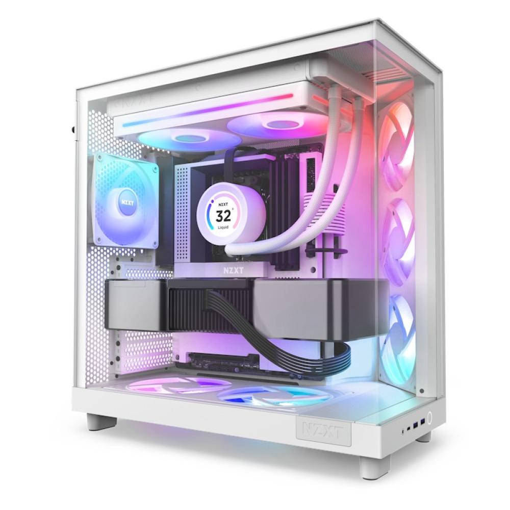 NZXT - RF-U28HF-W1 sistema de refrigeración para ordenador Carcasa del ordenador Ventilador Blanco 1 pieza(s)