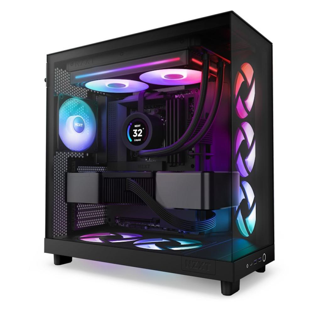 NZXT - RF-U28HF-B1 sistema de refrigeración para ordenador Carcasa del ordenador Ventilador Negro 1 pieza(s)