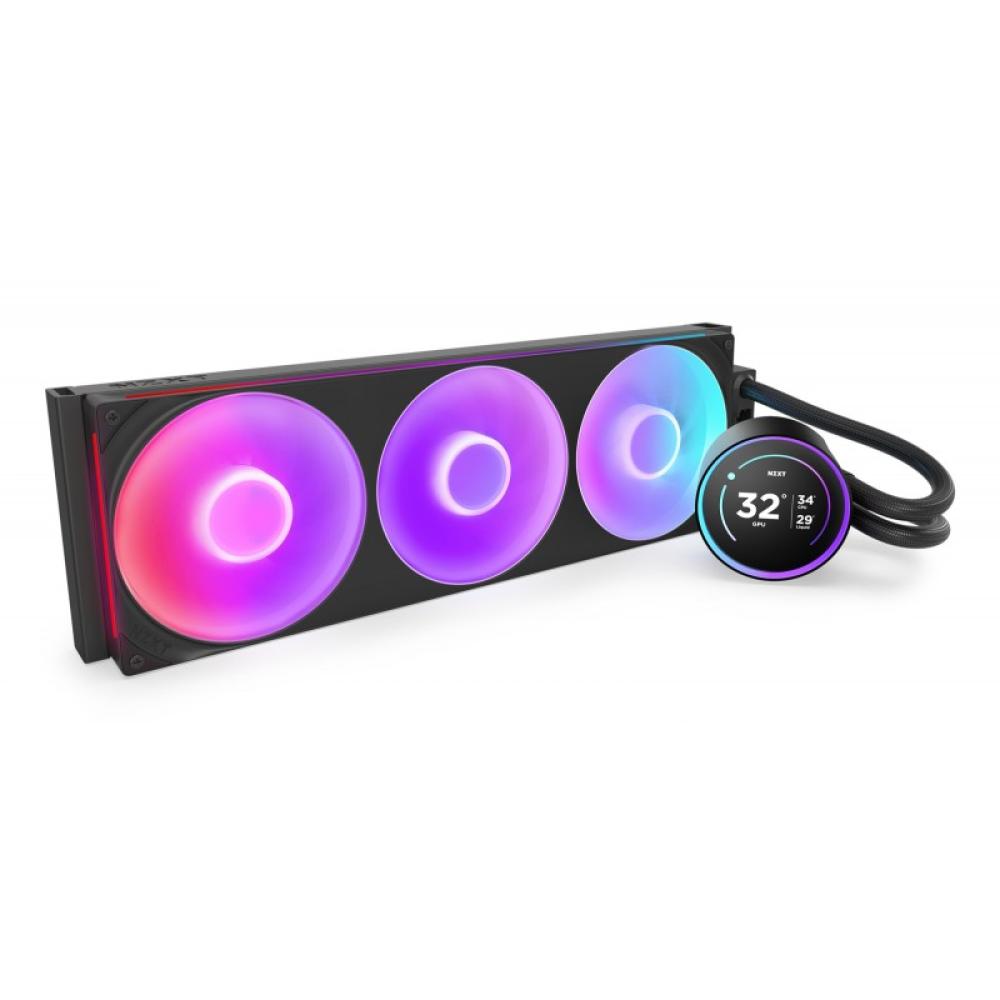 NZXT - Kraken Elite 420 RGB Procesador Sistema de refrigeración líquida todo en uno 14 cm Negro 1 pieza(s)
