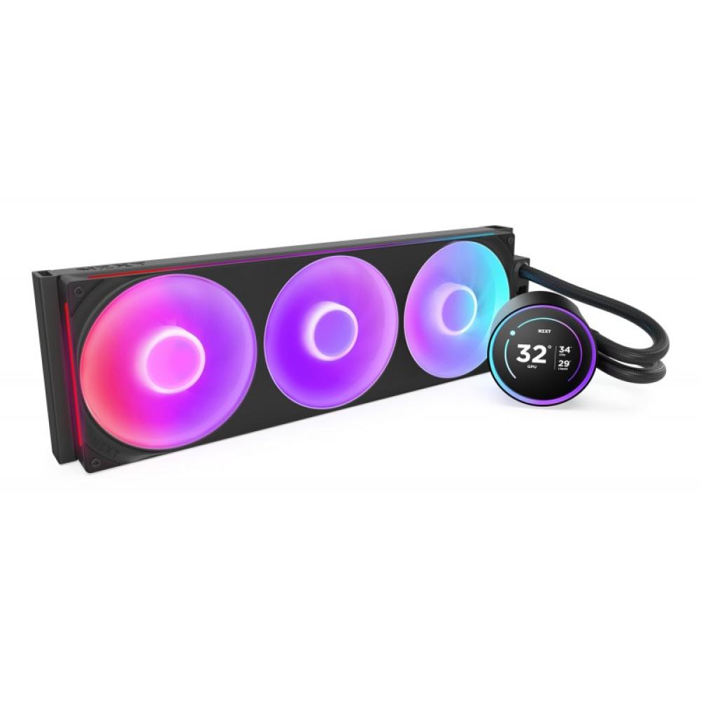 NZXT - Kraken Elite 420 RGB Procesador Sistema de refrigeración líquida todo en uno 14 cm Negro 1 pieza(s)