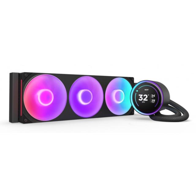 NZXT - Kraken Elite 420 RGB Procesador Sistema de refrigeración líquida todo en uno 14 cm Negro 1 pieza(s)