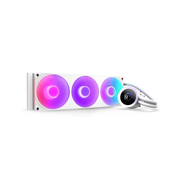 NZXT - Kraken Plus 360 RGB Procesador Sistema de refrigeración líquida todo en uno Blanco 1 pieza(s)