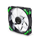 NOX - Hummer H-Fan LED Carcasa del ordenador Ventilador 12 cm Negro, Verde, Blanco