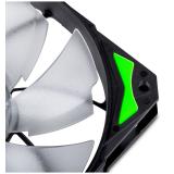 NOX - Hummer H-Fan LED Carcasa del ordenador Ventilador 12 cm Negro, Verde, Blanco