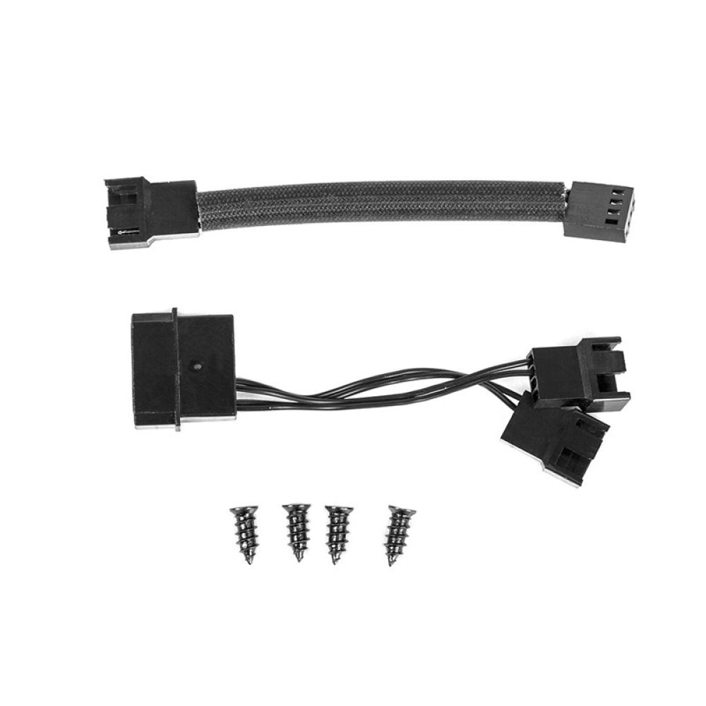 NOX - Hummer H-Fan LED Carcasa del ordenador Ventilador 12 cm Negro, Verde, Blanco