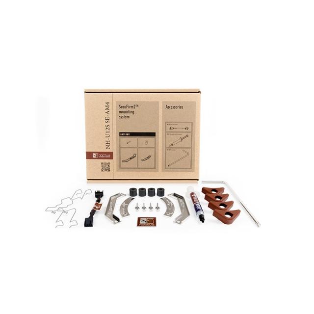 Noctua - NH-U12S SE-AM4 sistema de refrigeración para ordenador Procesador Enfriador 12 cm Beige, Marrón, Acero inoxidable