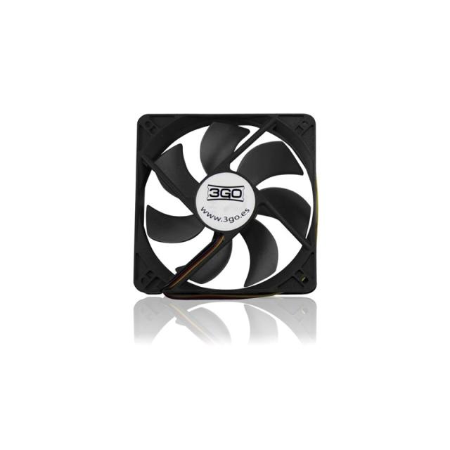 GO - FAN12BK computer cooling system Carcasa del ordenador Ventilador 12 cm Negro