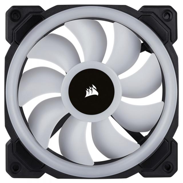Corsair - LL120 RGB Carcasa del ordenador Ventilador 12 cm Negro, Blanco