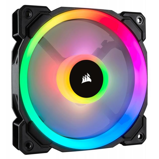 Corsair - LL120 RGB Carcasa del ordenador Ventilador 12 cm Negro, Blanco