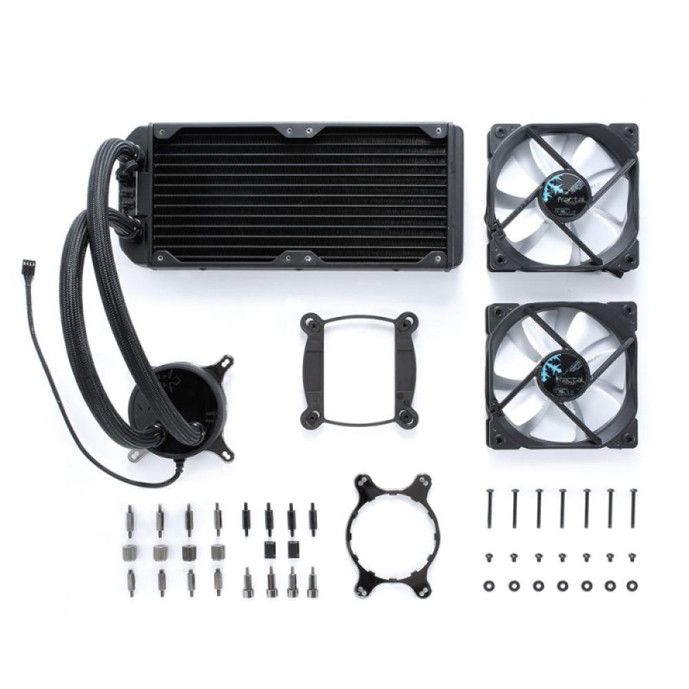 Fractal Design - Celsius S24 Procesador Sistema de refrigeración líquida todo en uno Negro, Blanco