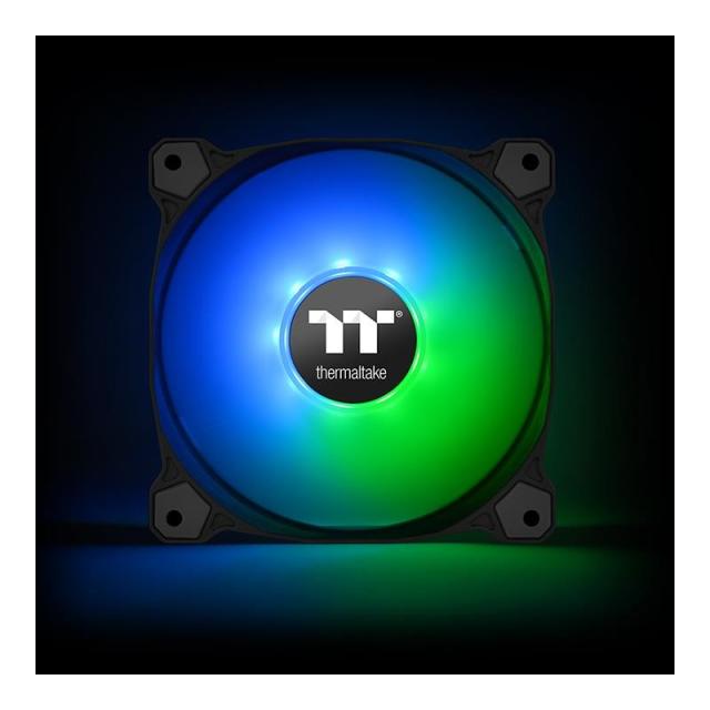 Thermaltake - Pure 12 ARGB Carcasa del ordenador Ventilador 12 cm Negro 3 pieza(s)