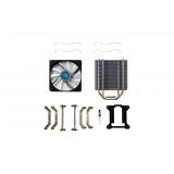 Deep Gaming - Cyclone II LED Blue Procesador Enfriador 12 cm Negro 1 pieza(s)