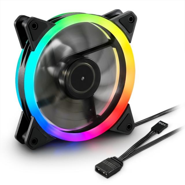 Sharkoon - SHARK Blades RGB Carcasa del ordenador Ventilador 12 cm