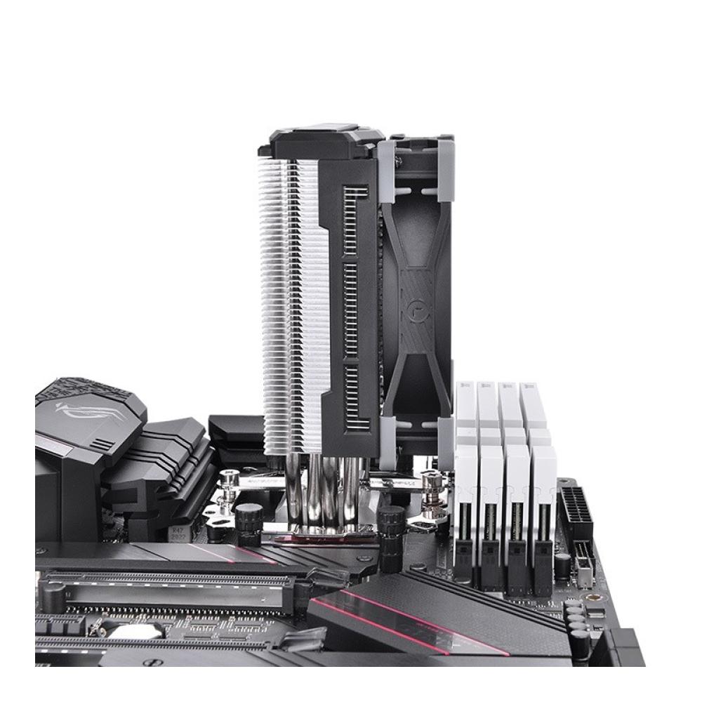 Thermaltake - Toughair 310 Procesador Enfriador 12 cm Negro, Plata