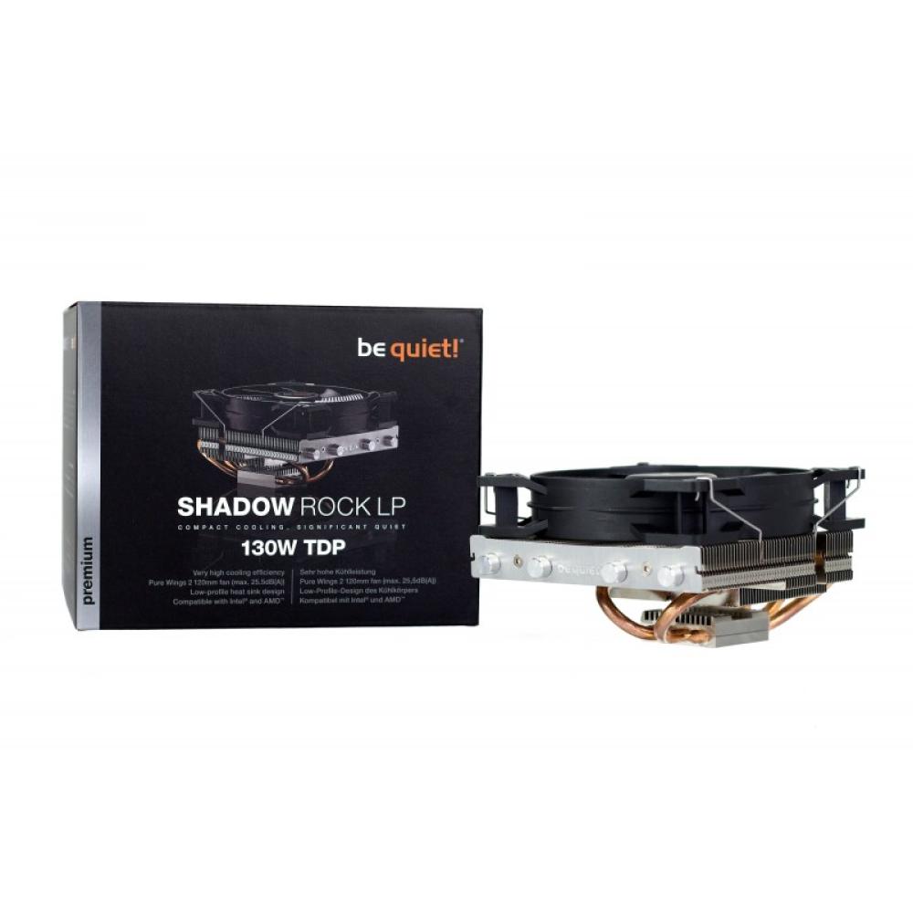 be quiet! - Shadow Rock LP Procesador Enfriador 12 cm Negro, Cobre, Plata