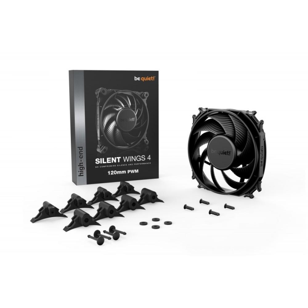 be quiet! - SILENT WINGS 4 / 120mm PWM Carcasa del ordenador Ventilador 12 cm Negro 1 pieza(s)