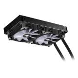 Sharkoon - S80 RGB Carcasa del ordenador, Procesador Sistema de refrigeración líquida todo en uno 12 cm Negro 1 pieza(s)