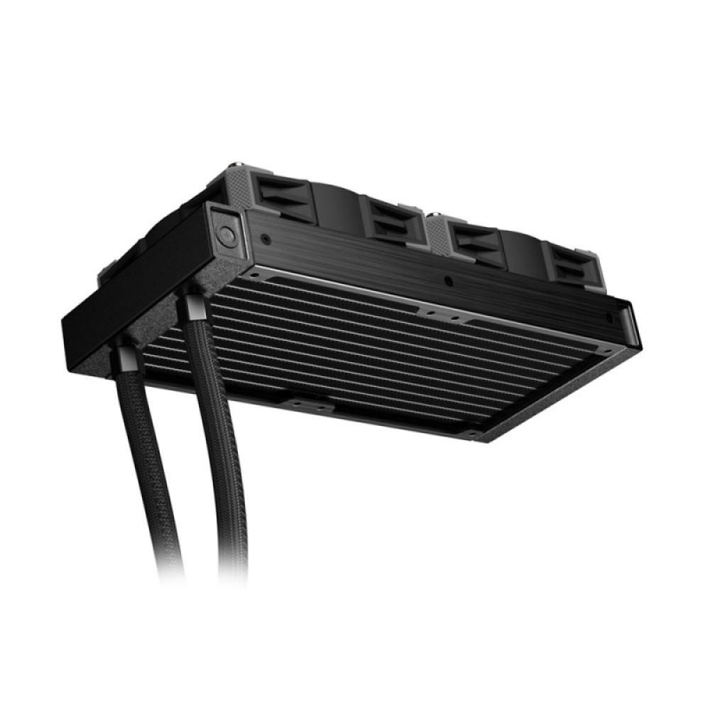 Sharkoon - S80 RGB Carcasa del ordenador, Procesador Sistema de refrigeración líquida todo en uno 12 cm Negro 1 pieza(s)