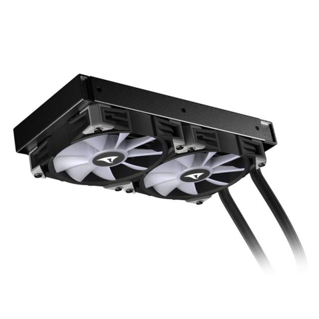 Sharkoon - S70 rgb Carcasa del ordenador, Procesador Sistema de refrigeración líquida todo en uno 12 cm Negro 1 pieza(s)