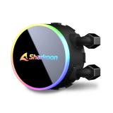 Sharkoon - S70 rgb Carcasa del ordenador, Procesador Sistema de refrigeración líquida todo en uno 12 cm Negro 1 pieza(s)