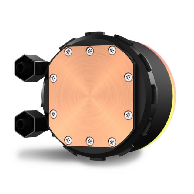 Sharkoon - S70 rgb Carcasa del ordenador, Procesador Sistema de refrigeración líquida todo en uno 12 cm Negro 1 pieza(s)