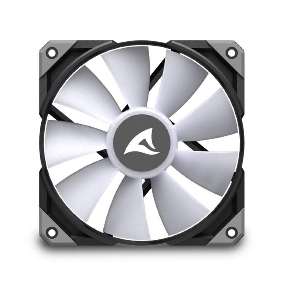 Sharkoon - S70 rgb Carcasa del ordenador, Procesador Sistema de refrigeración líquida todo en uno 12 cm Negro 1 pieza(s)