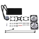 Sharkoon - S70 rgb Carcasa del ordenador, Procesador Sistema de refrigeración líquida todo en uno 12 cm Negro 1 pieza(s)