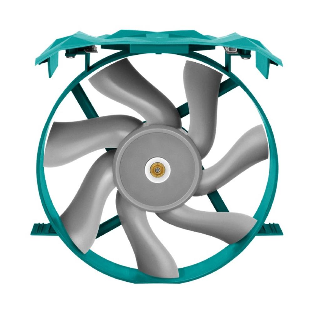 Iceberg Thermal - IceSLEET X9 Dual TR Procesador Enfriador 12 cm Verde azulado 1 pieza(s)