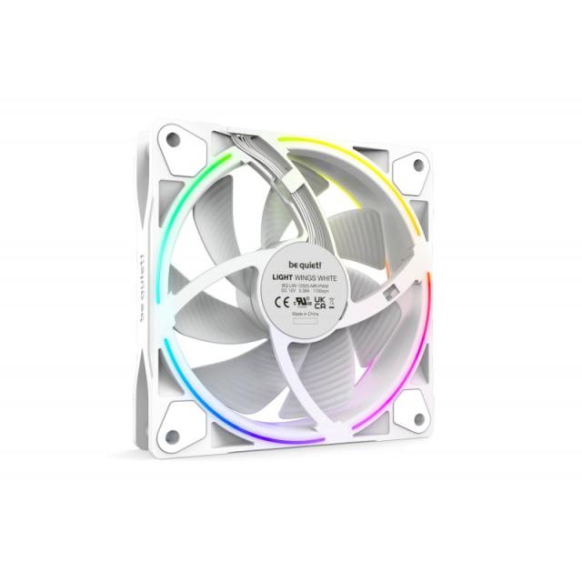 be quiet! - Light Wings White / 120mm PWM Triple Pack Carcasa del ordenador Ventilador 12 cm Blanco 3 pieza(s)