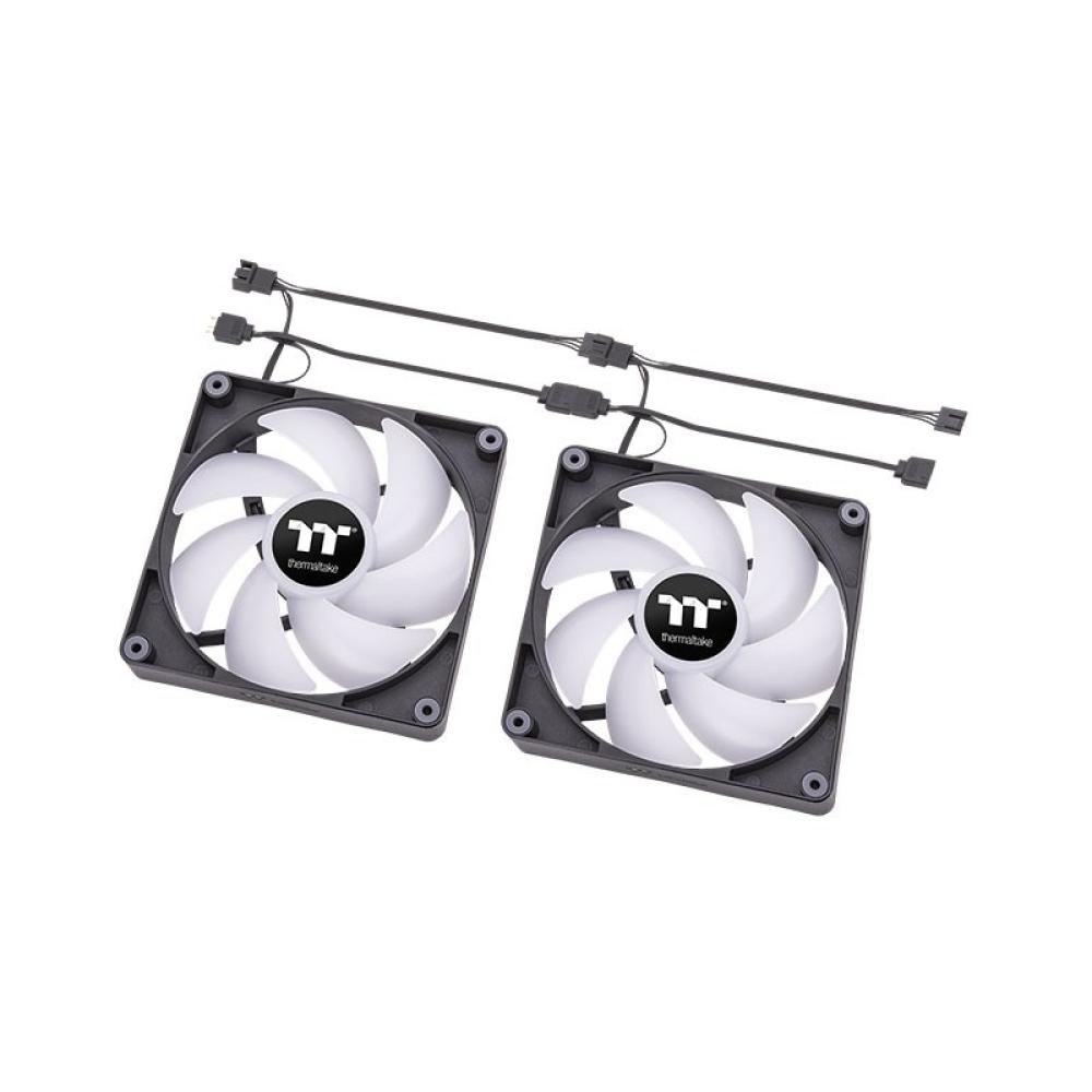 Thermaltake - TT CT140 ARGB Sync PC Carcasa del ordenador Ventilador Negro 2 pieza(s)