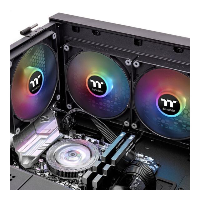 Thermaltake - TT CT140 ARGB Sync PC Carcasa del ordenador Ventilador Negro 2 pieza(s)