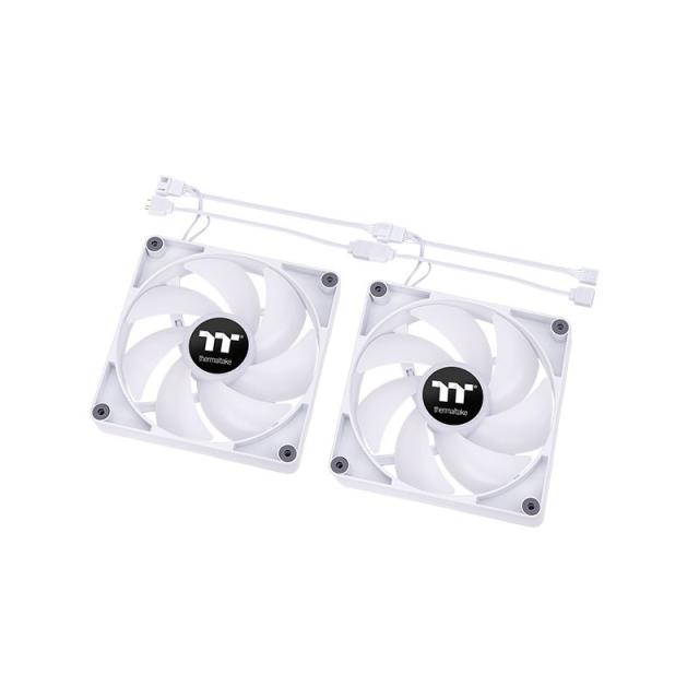 Thermaltake - TT CT140 ARGB Sync PC Carcasa del ordenador Ventilador Blanco 2 pieza(s)
