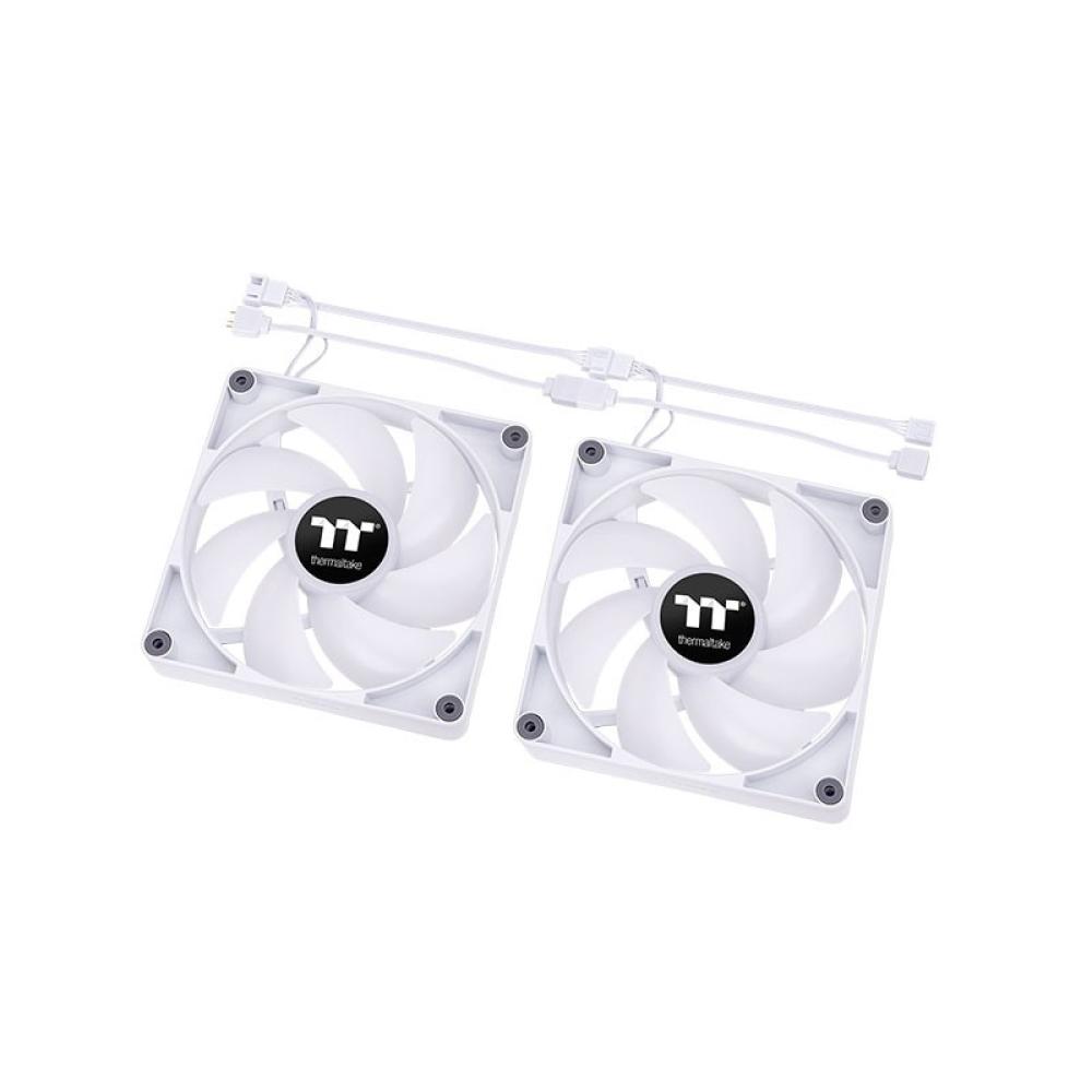 Thermaltake - TT CT140 ARGB Sync PC Carcasa del ordenador Ventilador Blanco 2 pieza(s)