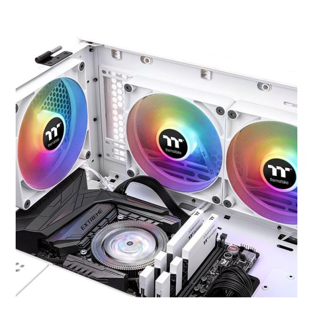 Thermaltake - TT CT140 ARGB Sync PC Carcasa del ordenador Ventilador Blanco 2 pieza(s)