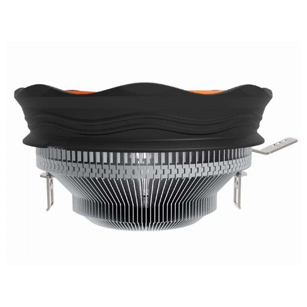 Gembird - CPU-HURACAN-X30 sistema de refrigeración para ordenador Procesador Refrigerador de aire 12 cm Negro, Naranja
