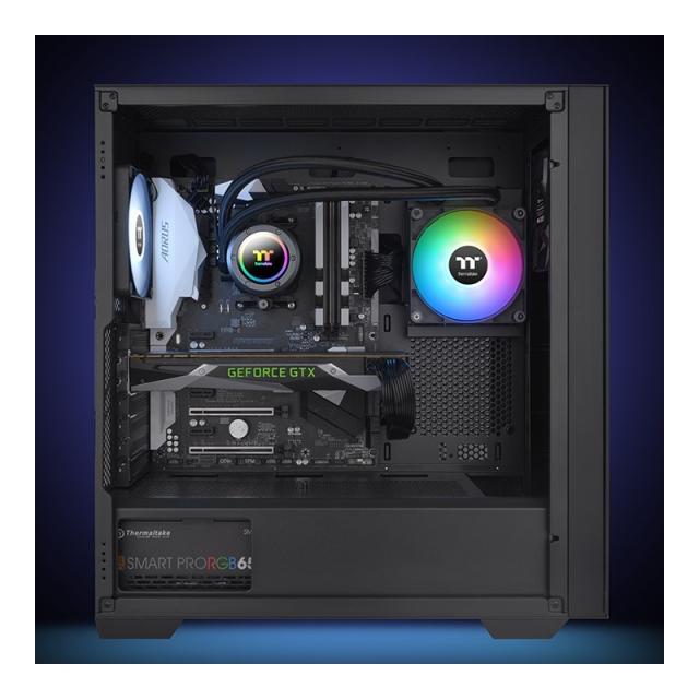 Thermaltake - TH120 Procesador Sistema de refrigeración líquida todo en uno 12 cm Negro 1 pieza(s)