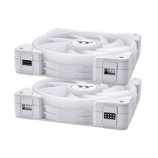 Thermaltake - SWAFAN EX12 ARGB Carcasa del ordenador Refrigerador de aire 14 cm Blanco 3 pieza(s)