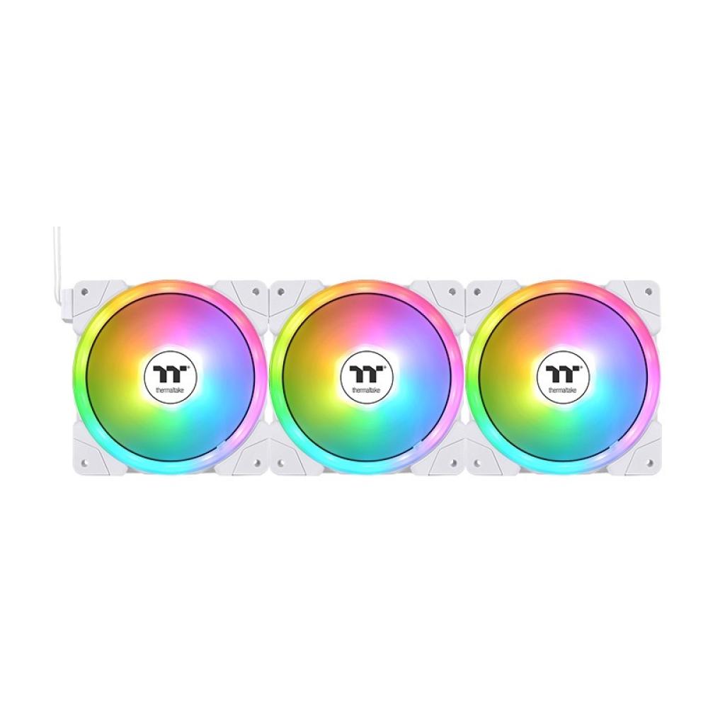 Thermaltake - SWAFAN EX12 ARGB Carcasa del ordenador Refrigerador de aire 14 cm Blanco 3 pieza(s)