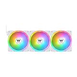 Thermaltake - SWAFAN EX12 ARGB Carcasa del ordenador Refrigerador de aire 14 cm Blanco 3 pieza(s)