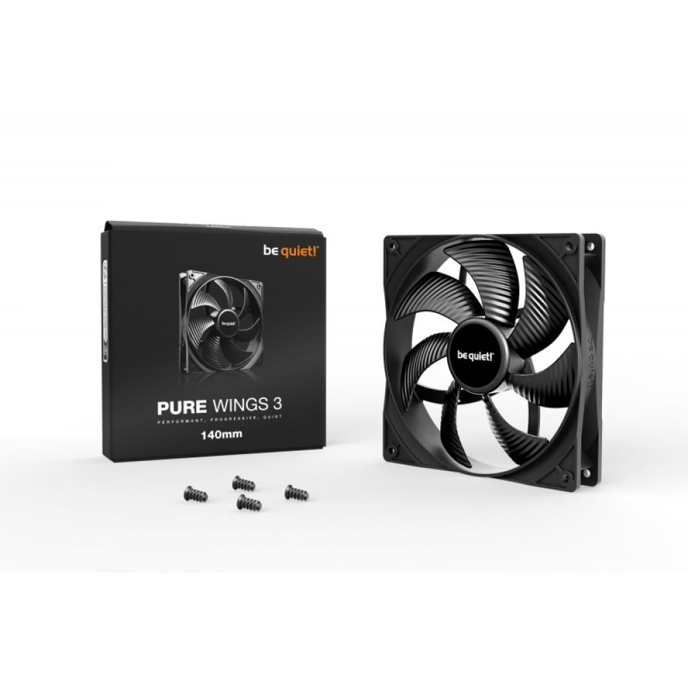 be quiet! - Pure Wings 3 140mm Carcasa del ordenador Ventilador 14 cm Negro 1 pieza(s)
